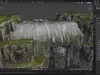 Advanced Waterfall Geometry Nodes for Blender 3D model animated | CGTrader
