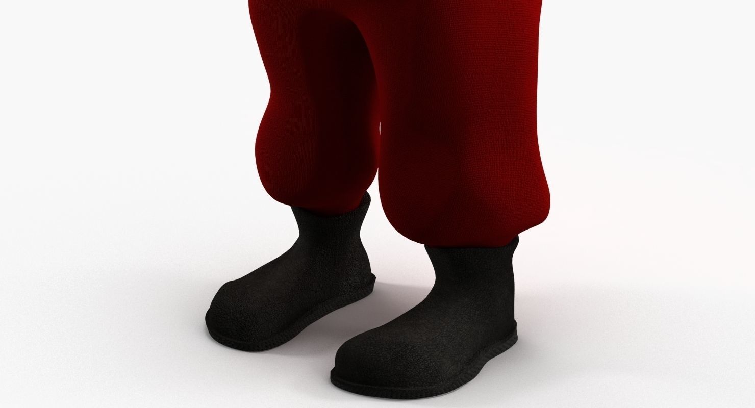 Cartoon Ukrainian Low-poly 3D model_3