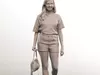 3D model 13460 - woman casual walking prosthetic hand VR / AR / low ...