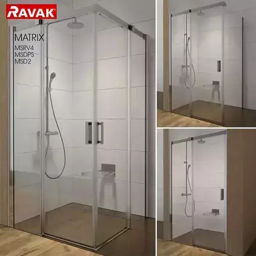 Shower room RAVAK Matrix