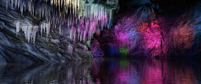 Colorful Cave 3D model