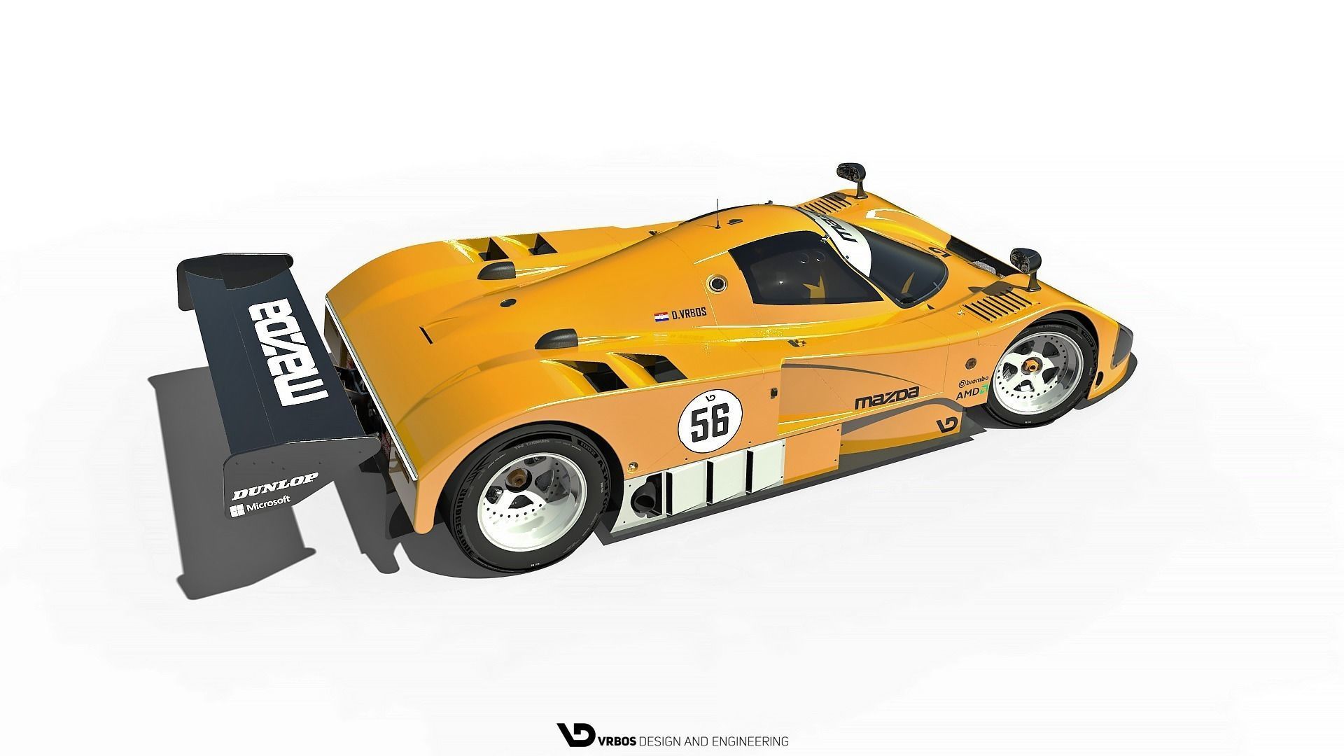 Mazda 767b  3D model_3