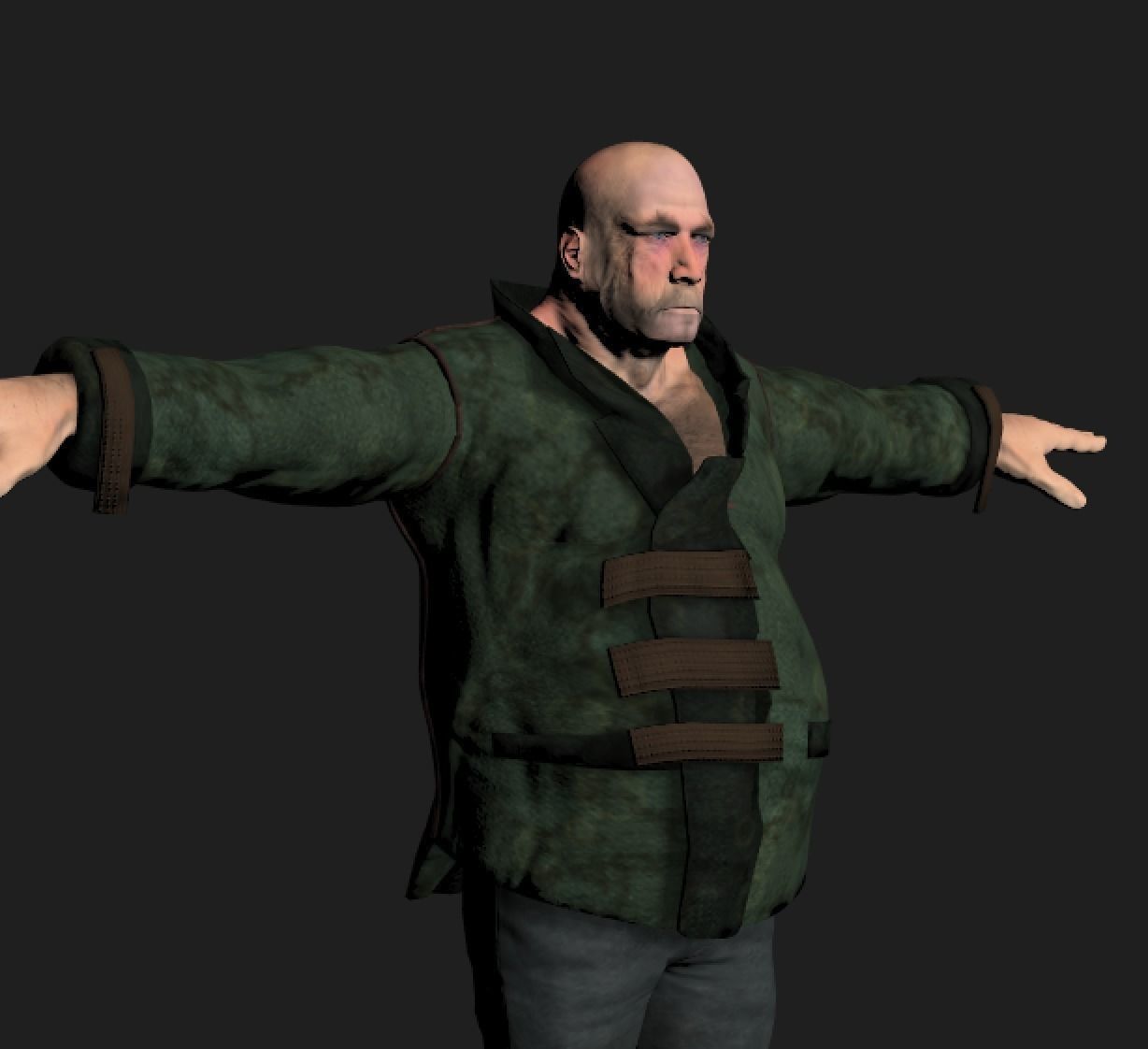 Fuse Asset - Heavy Jacket 3D model_2