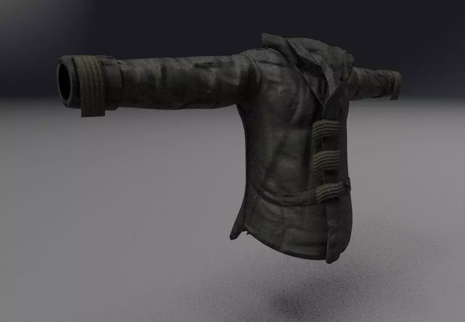 Fuse Asset - Heavy Jacket 3D model_0