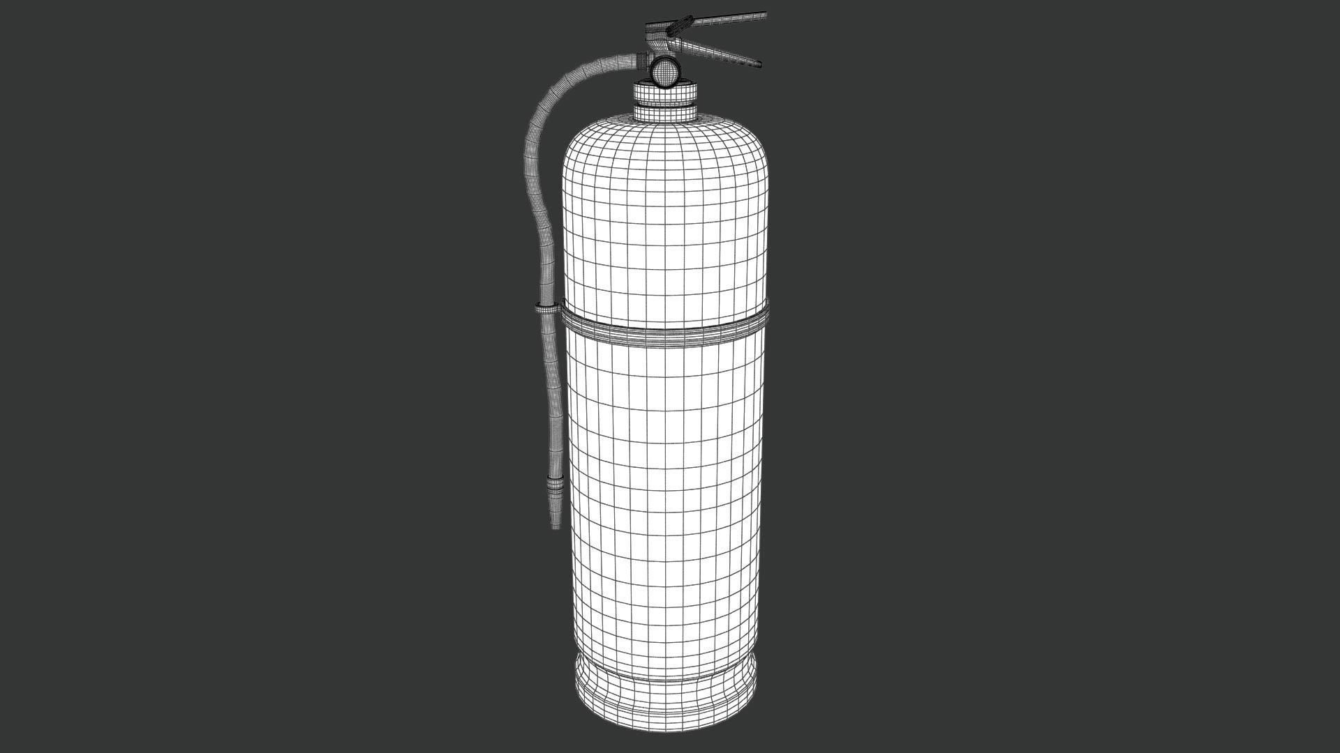 Fire Extinguisher 3D Model 3D model_4