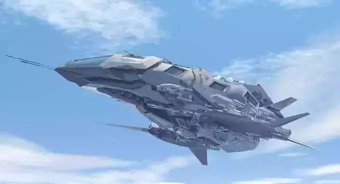 ik800zd4fy-HNT42Battlecruiser spaceship in space