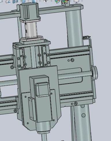 CNC machine 3D model_2