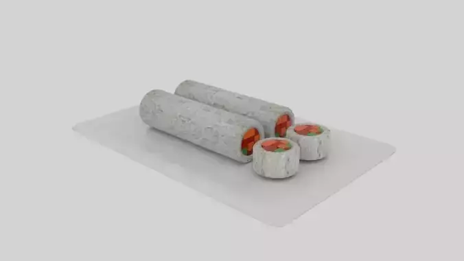 Cylinder Sushi Sliced 