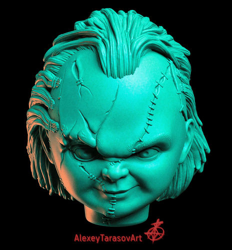 Chucky head 3D print model
