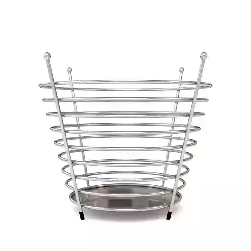 Chrome Wire Fruit Basket