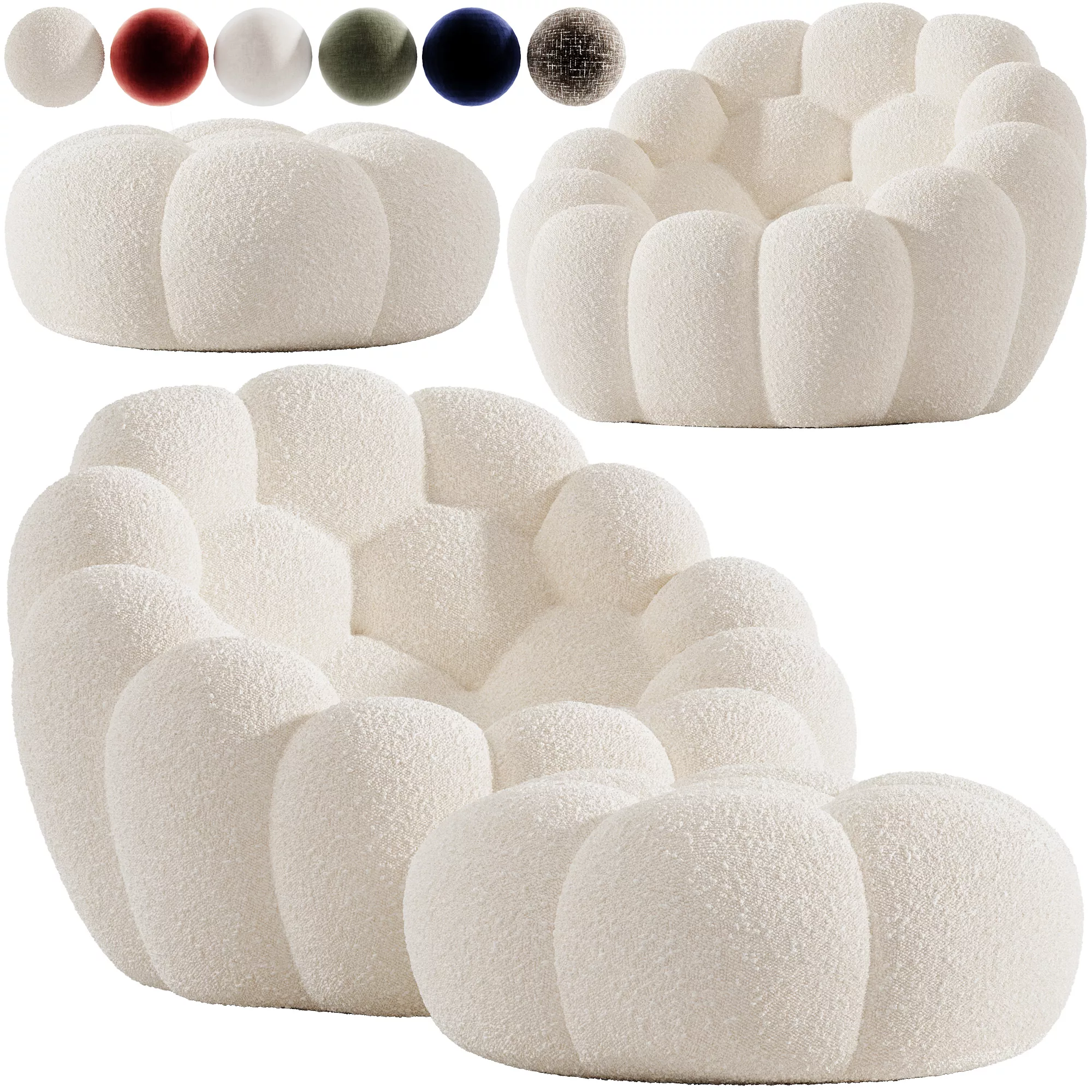 BUBBLE Armchair by Roche Bobois 3D model