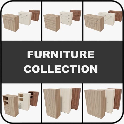 Furniture Collection cabinet with two drawers