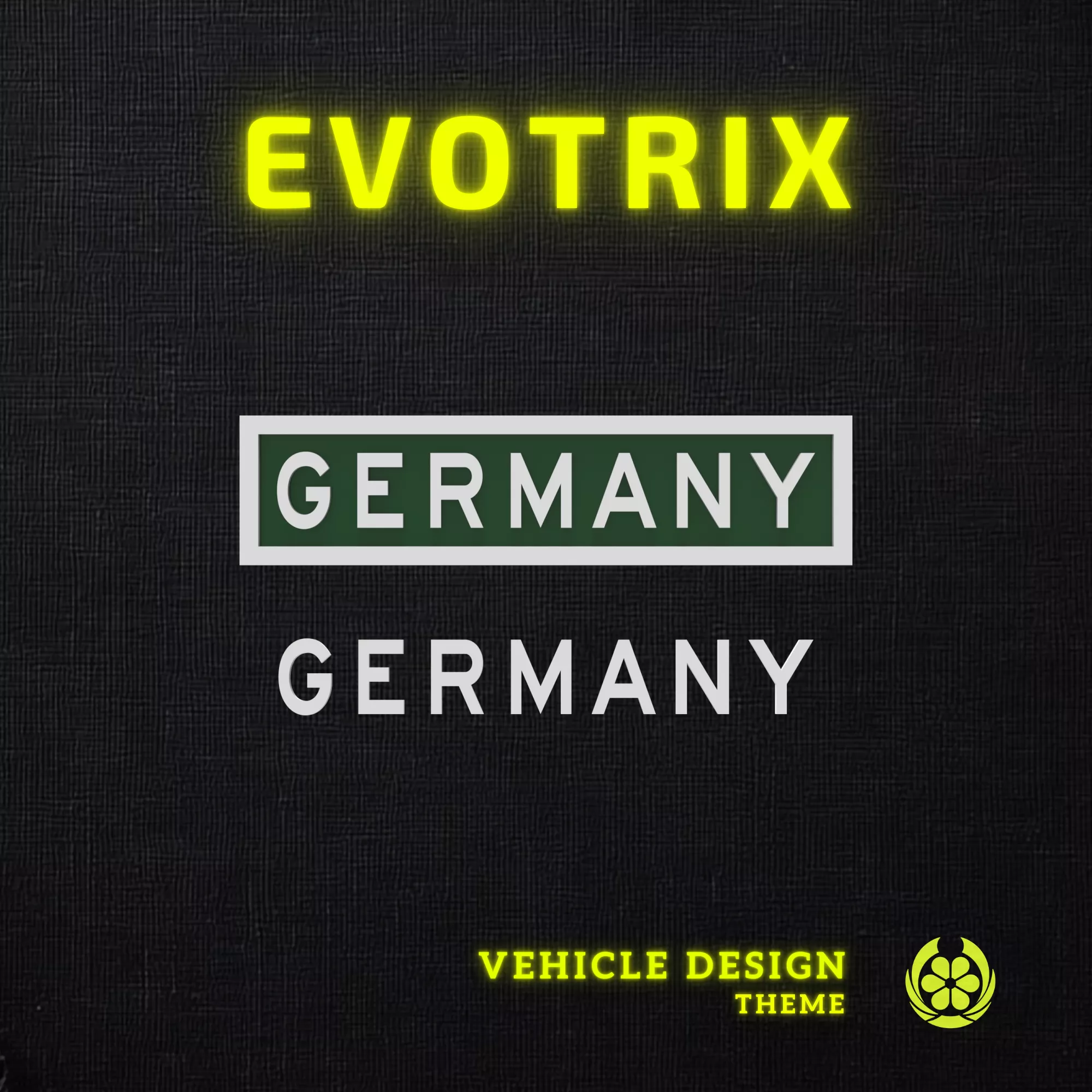 Signboard 06 Germany Road sign Famous Urban Landmark Prop 3D print model