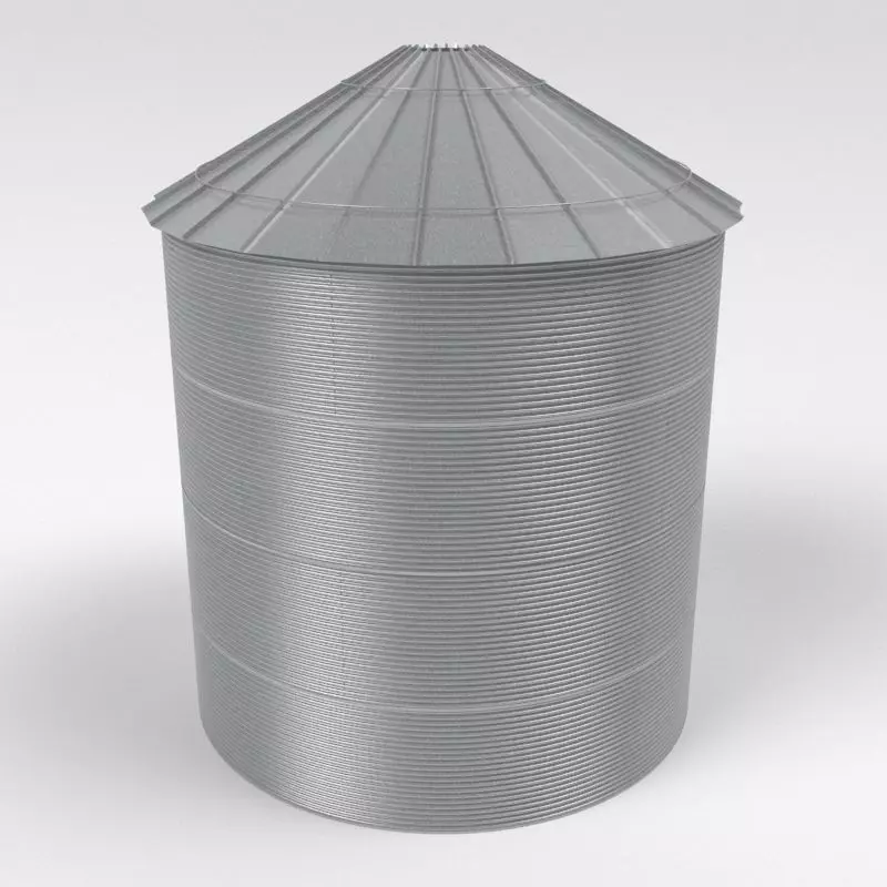 Cistern Silo Free 3D model