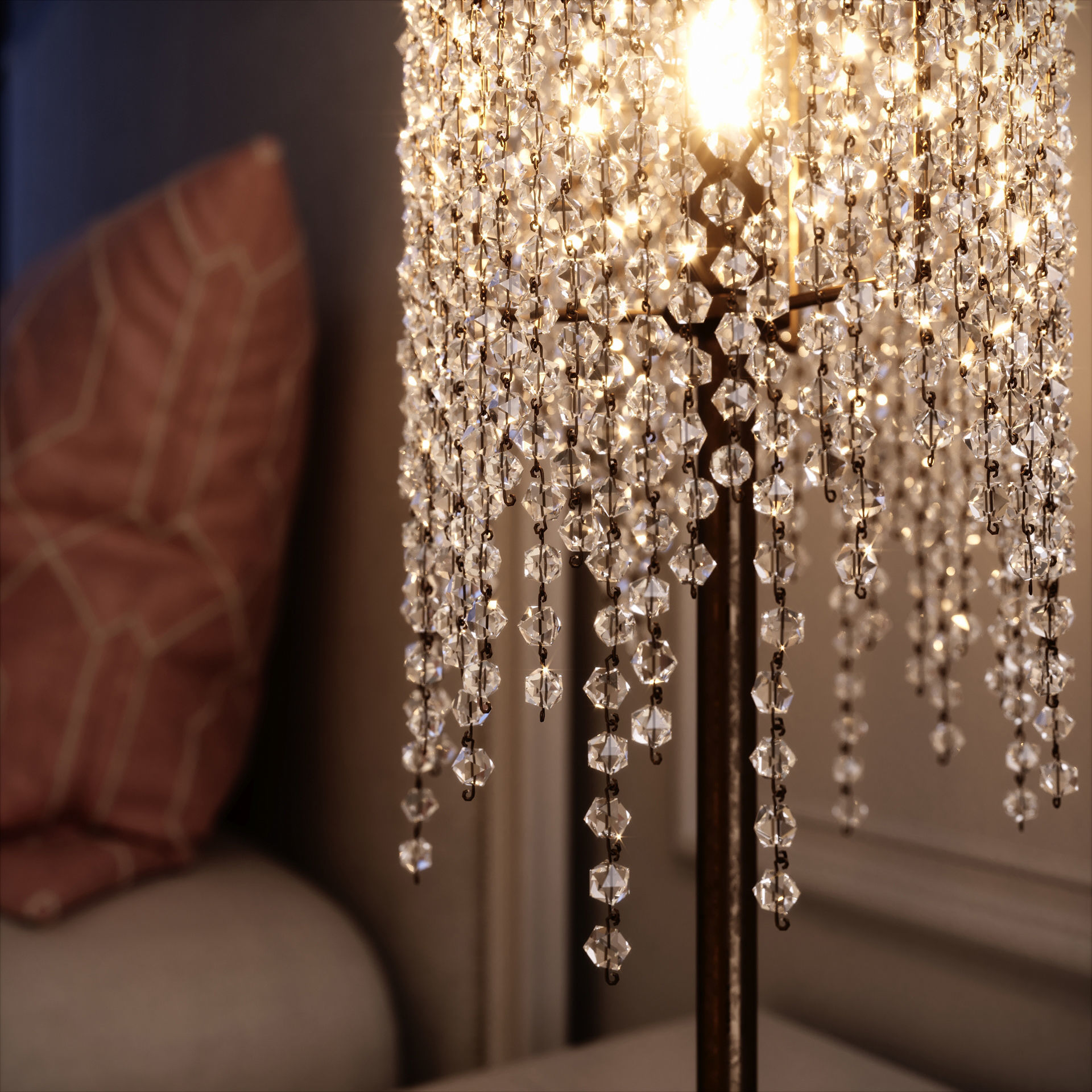 Maelin Upholstered Bed 3D model_6