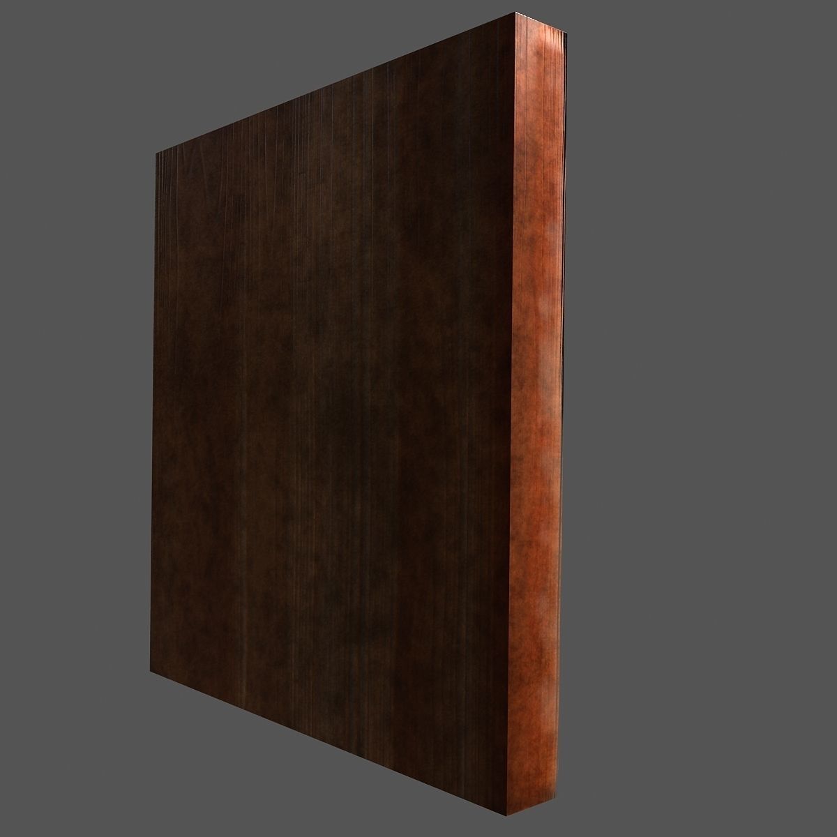 Wall Wood Panel 3D model_2