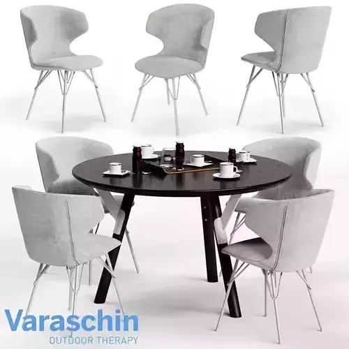 Varaschin KLOE Chair and LINK Table 