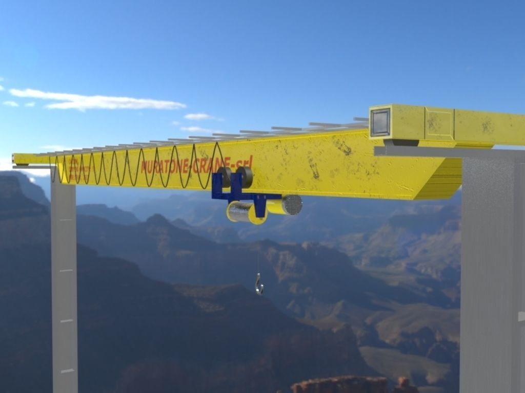 Crane Muratone Low-poly 3D model_1