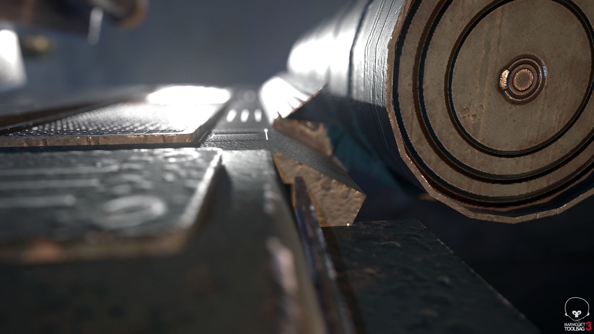 Tank T90 low poly Game ready model Low-poly 3D model_6