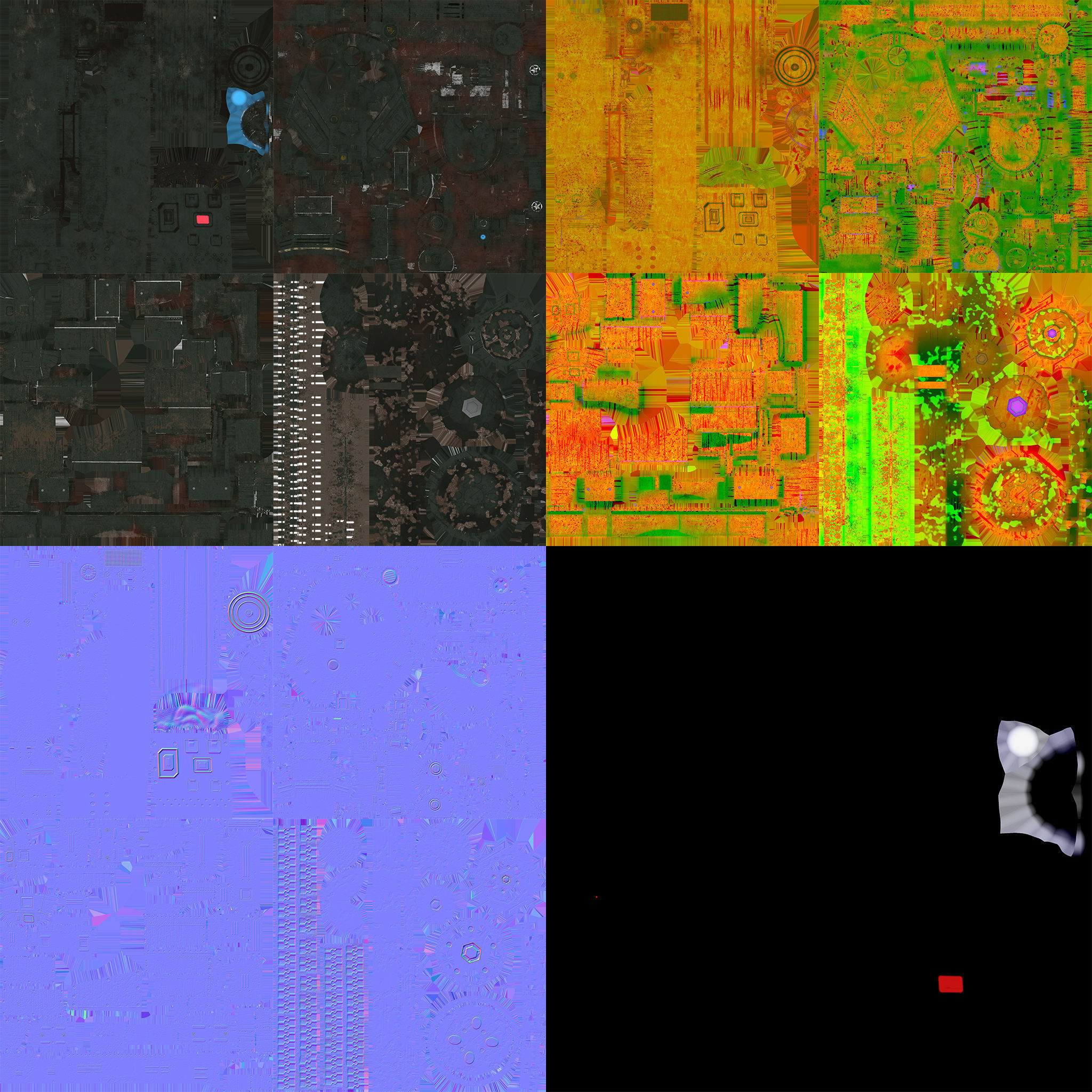 Tank T90 low poly Game ready model Low-poly 3D model_10