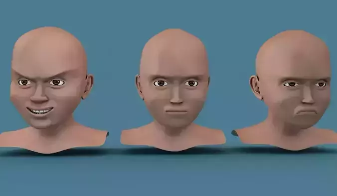 Head Expression 3D model