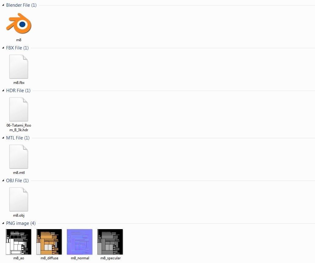 Metro Buffet Low-poly 3D model_1