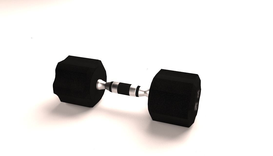 Dumbbell 3D model_3