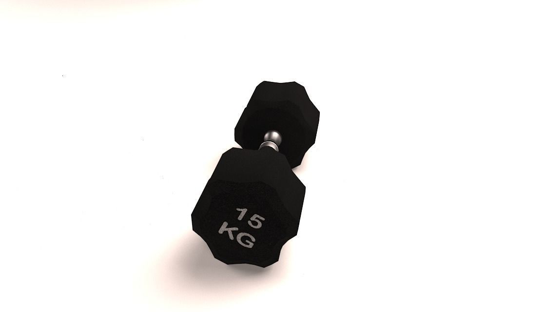Dumbbell 3D model_2