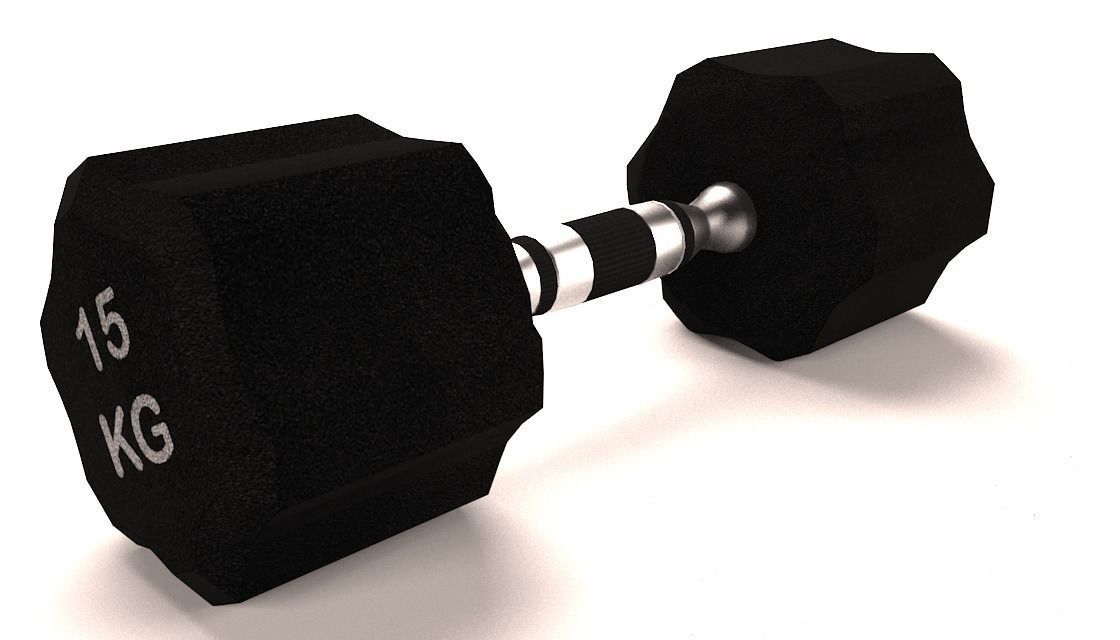 Dumbbell 3D model_0