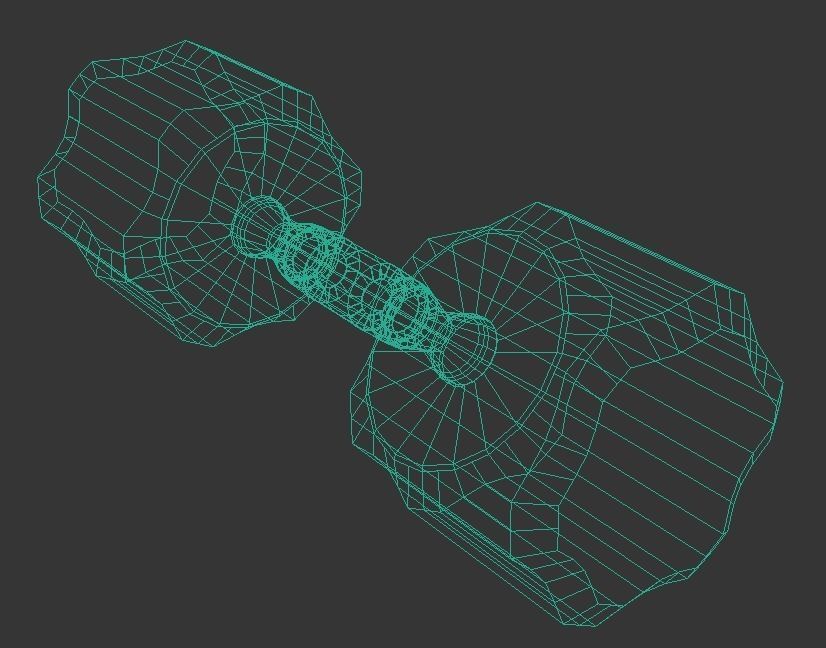Dumbbell 3D model_5