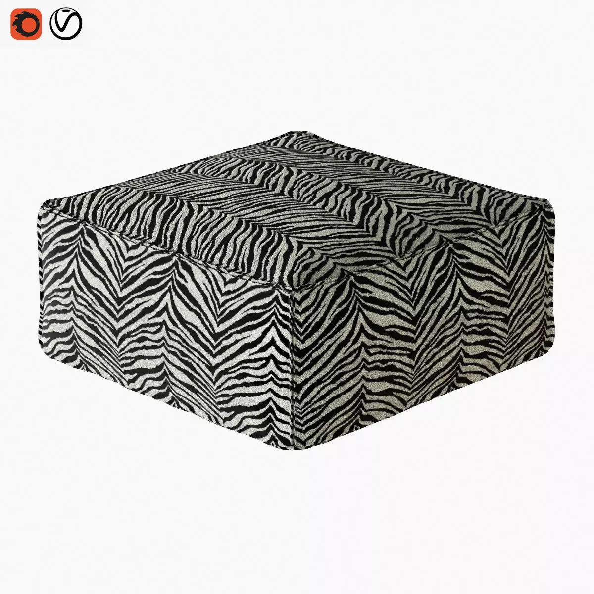 Pouf Gan Sail 3D model_0