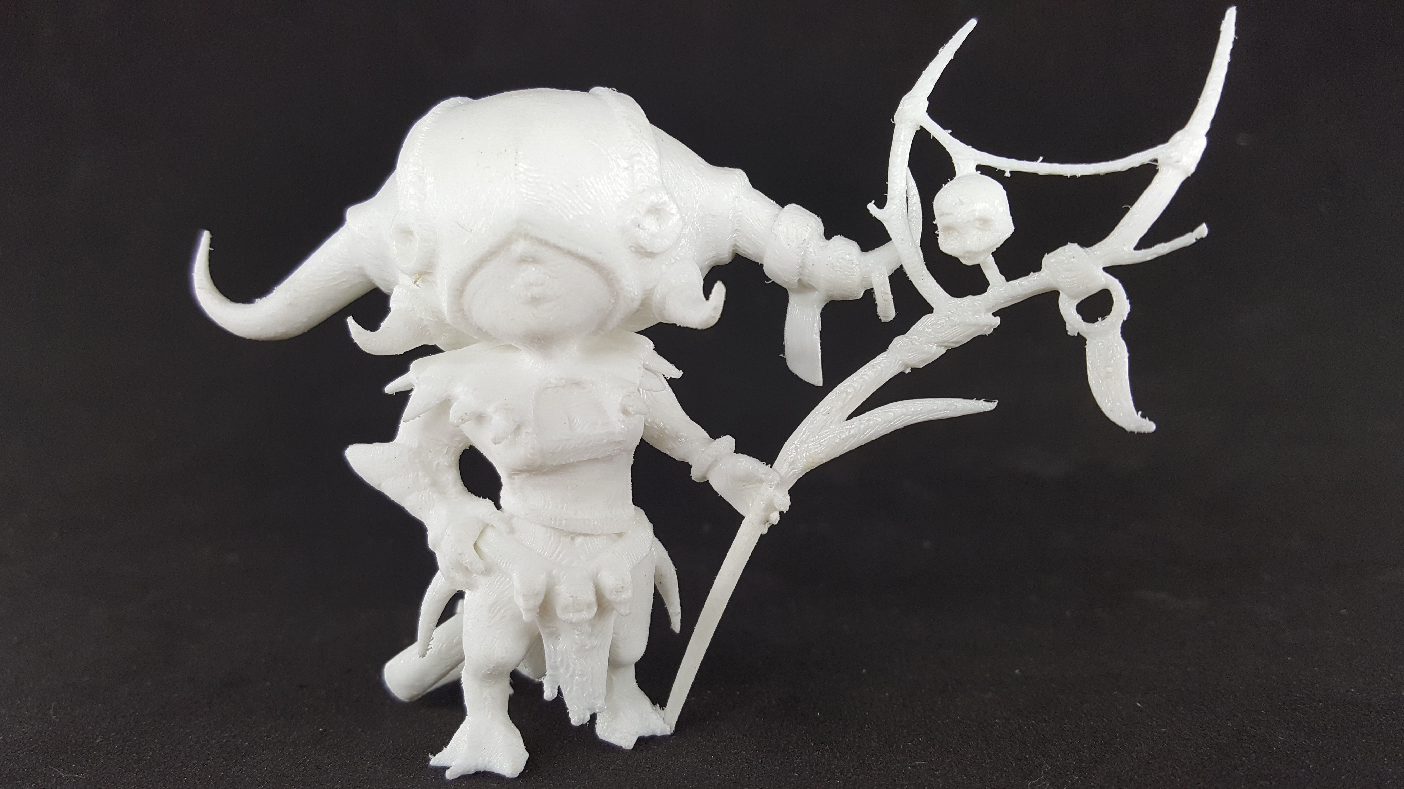 Chibi Shaman 36mm 3D print model_5