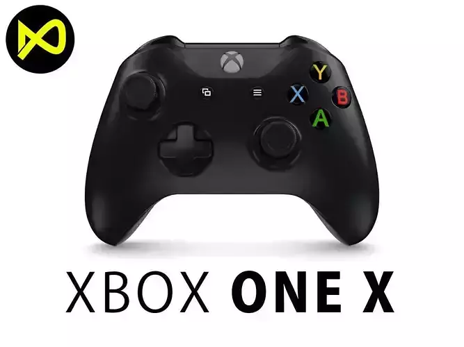 Xbox One X Controller 2017 3D model