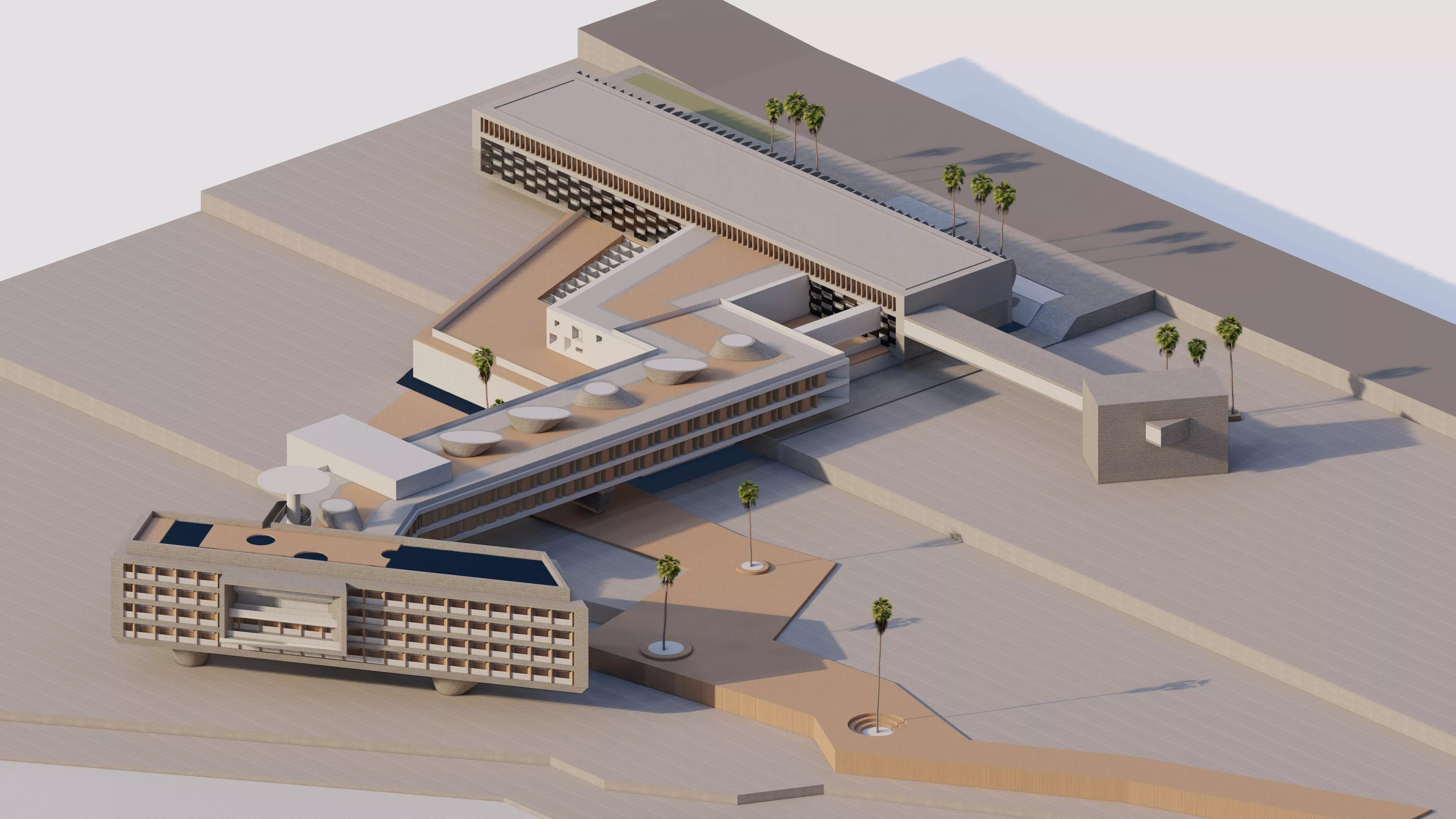 Futuristic Skyscraper-Building office-Modern office 3D model