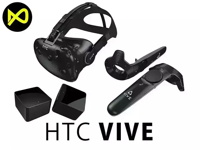 HTC Vive Set 1 3D model
