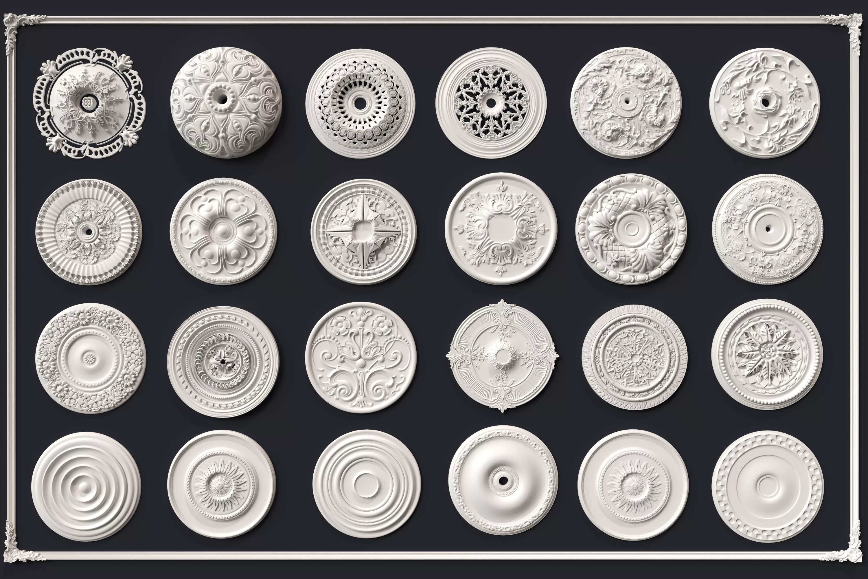collection Ceiling Medallions 3D model