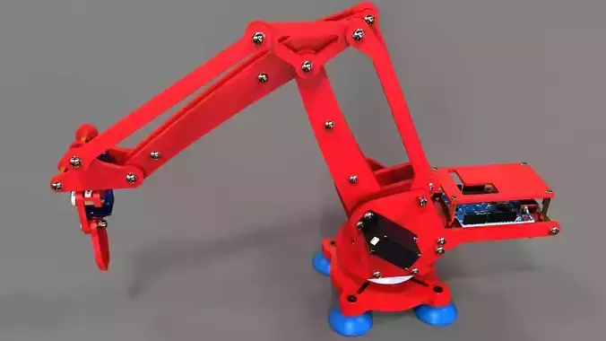 U-arm robotic arm 3D print model