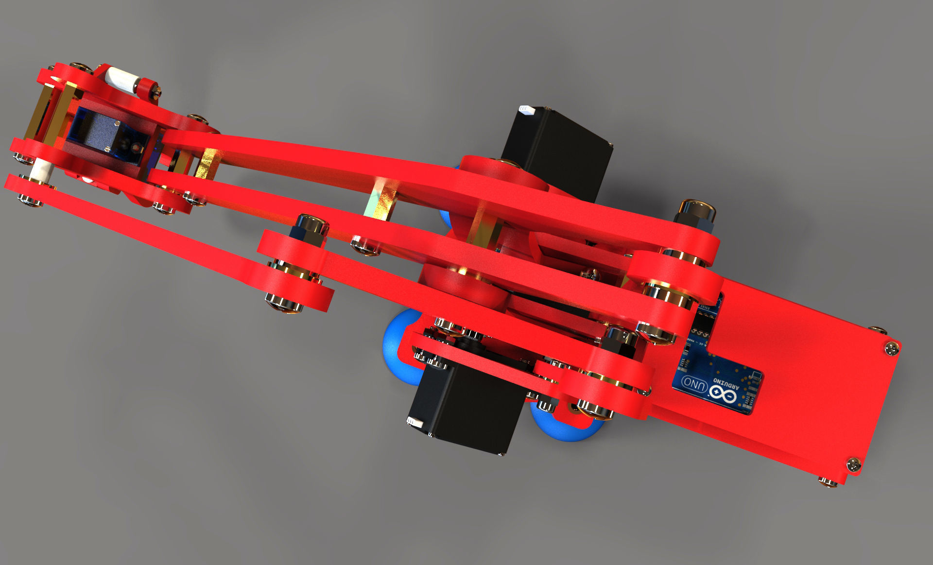 U-arm robotic arm 3D print model_2