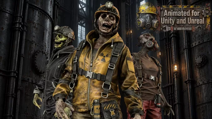 Zombie Worker Girl 3