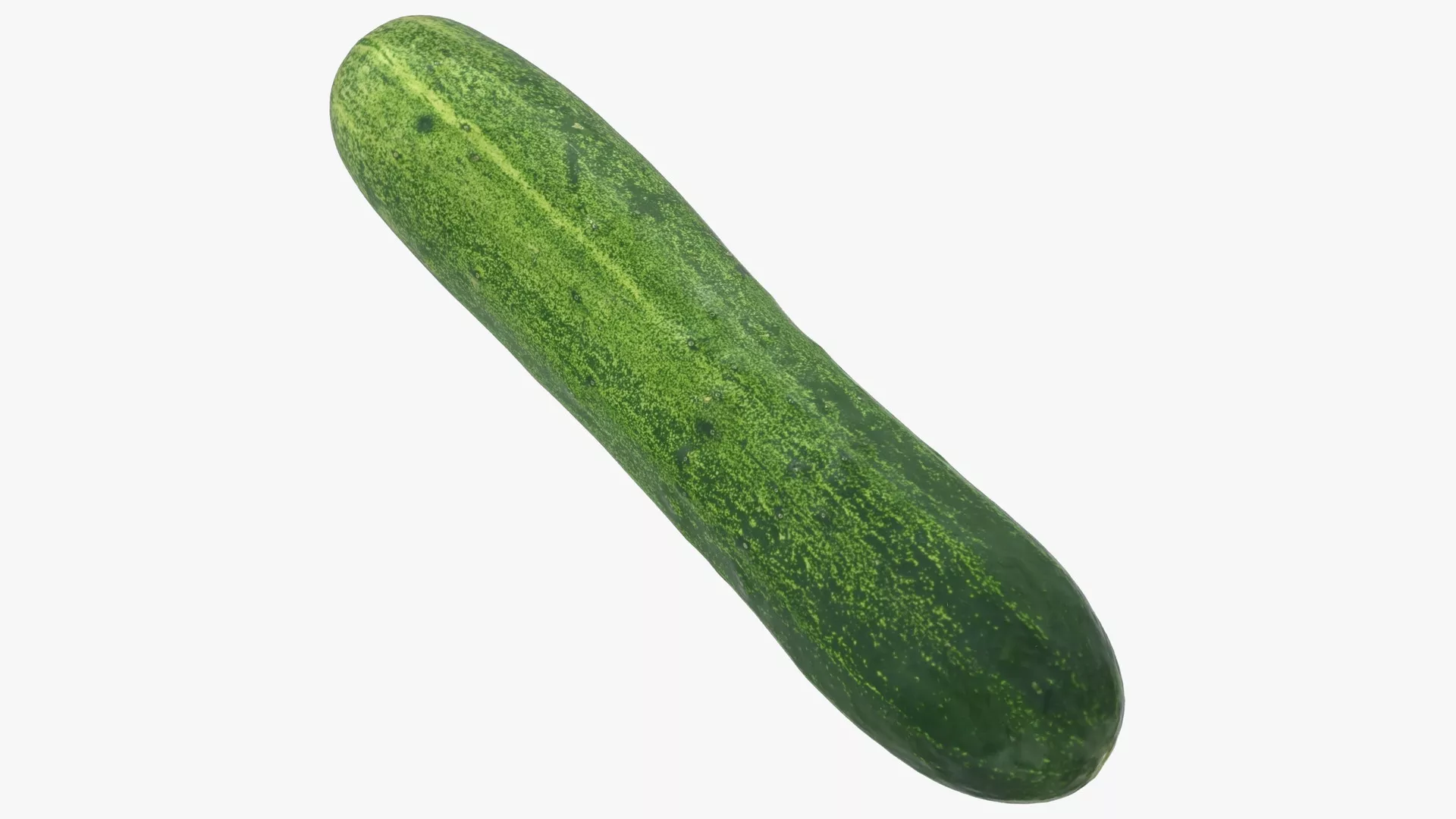 Cucumber 01 Low-poly 3D model