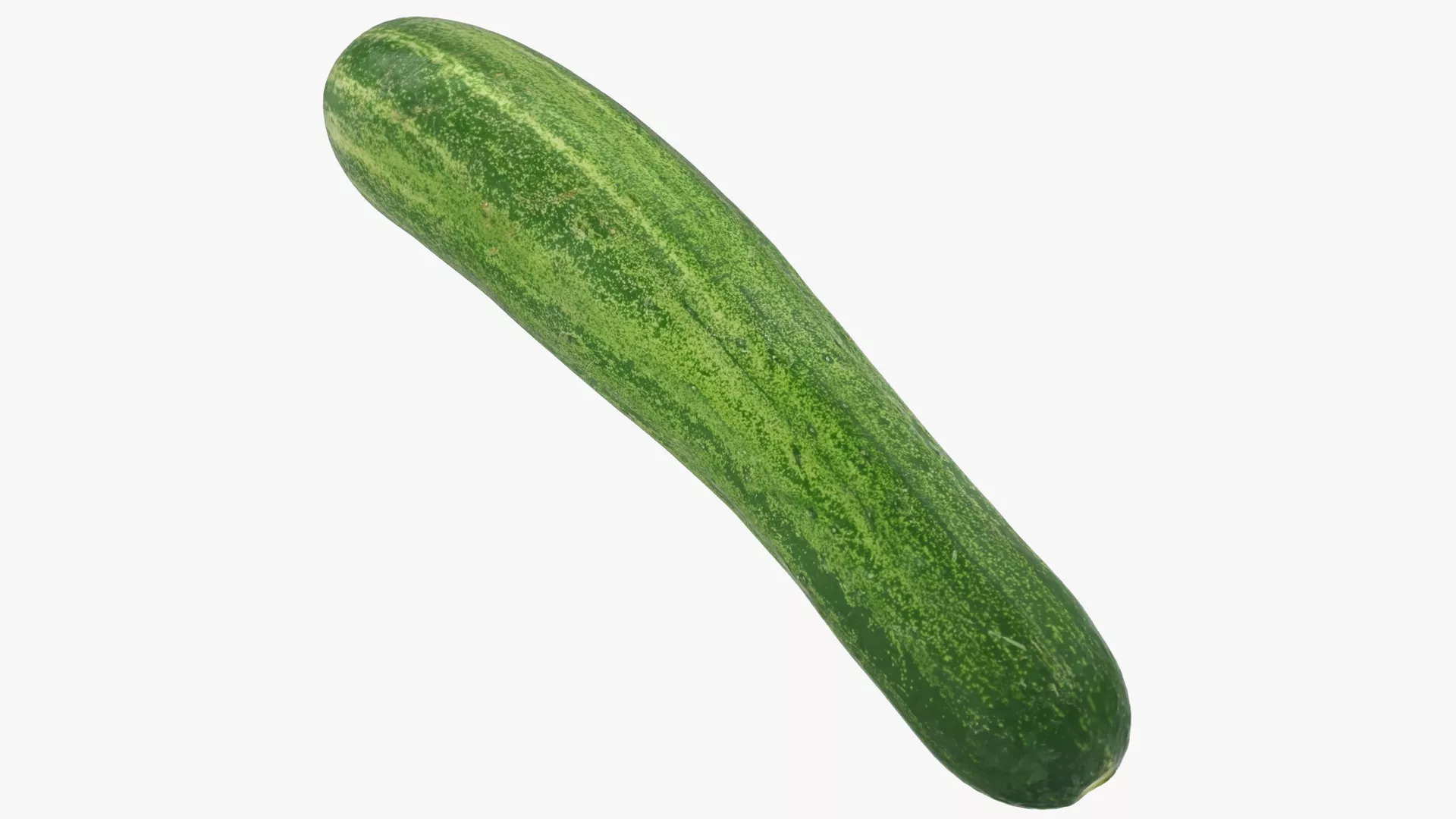 Cucumber 02 Low-poly 3D model