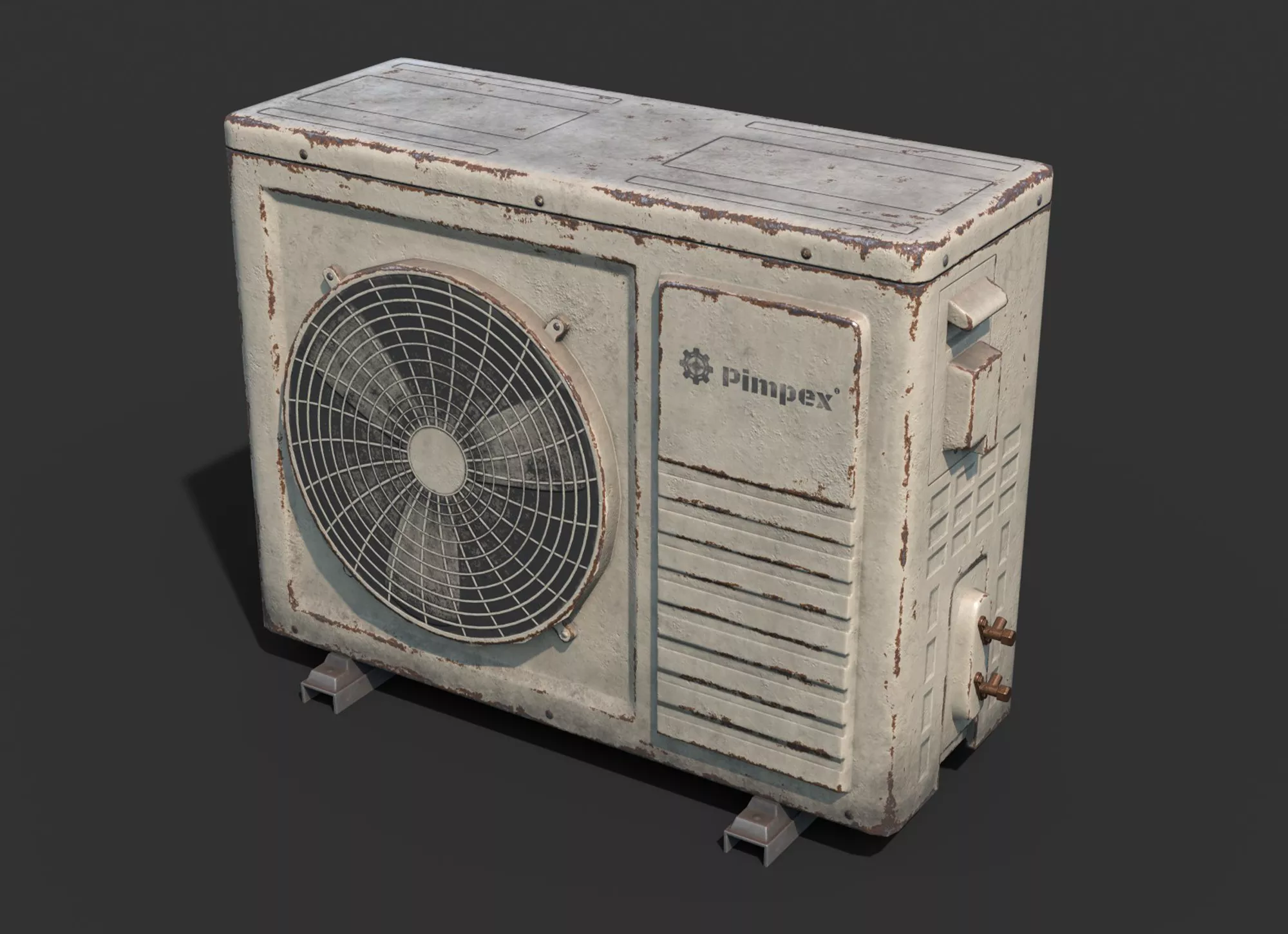 Air Conditioner PBR Low Poly Low-poly 3D model