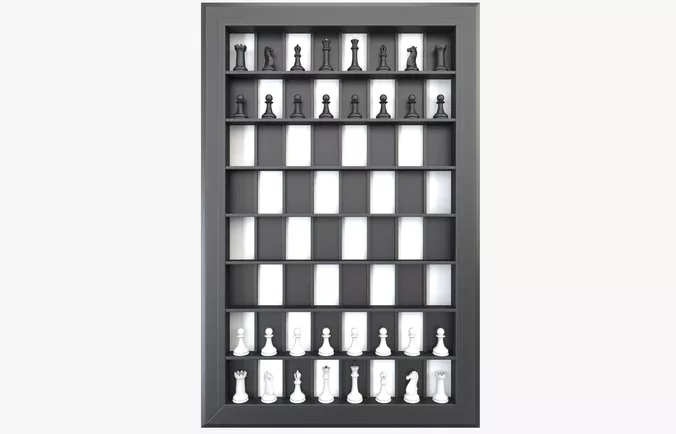 Vertical Chess Set