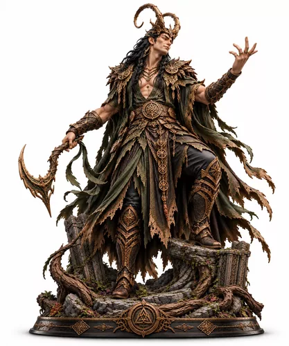 Loki Norse Trickster God Figure Resin 3D Print