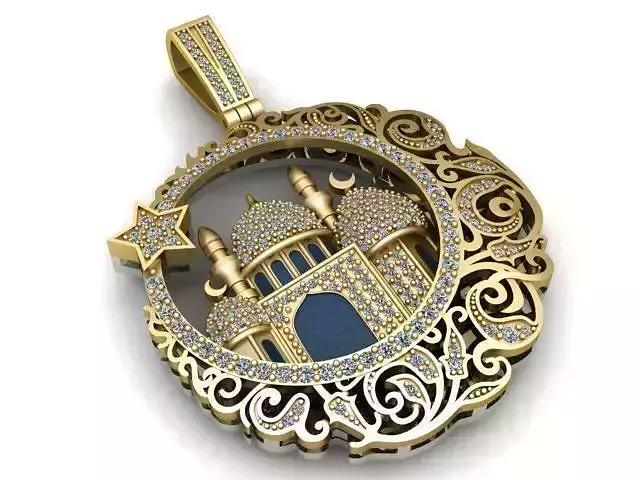 Pendant islamic mosque 3D print model