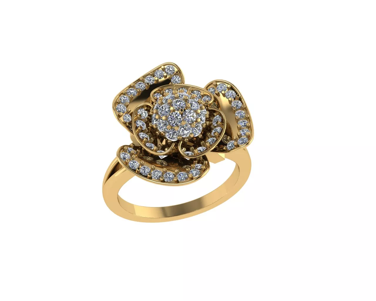 Rose Rings 3D print model