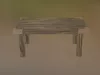 3D model Stylized Medieval Tavern Table Low Poly Game Ready 3D Model VR ...