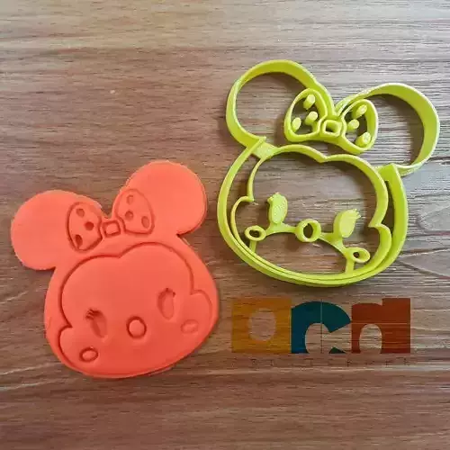 Disney mini mouse cookie cutter stl file