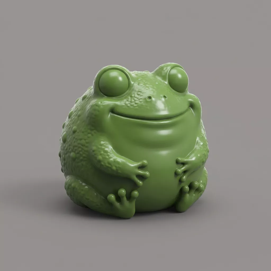 frog printable 3D print model