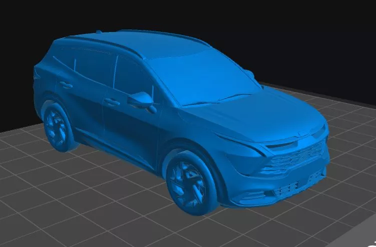 Kia Sportage Modern Urban SUV STL 1-64 Scale Resin Printable 3D print model